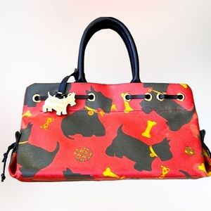 🎉HP🎉Rare Vintage Dooney & Bourke Scottie Tote
